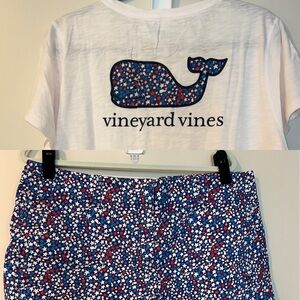 VV Vineyard Vines patriotic t-shirt and shorts set size 16 XL